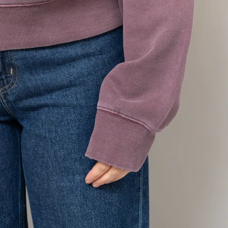 Carhartt WIP Womens Hooded Nelson Sweat Phlox-6