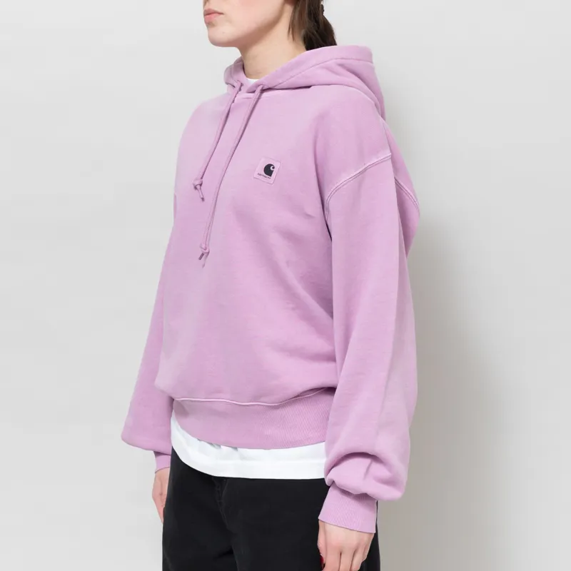 Carhartt WIP Womens Hooded Nelson Sweat Gentle Purple-1