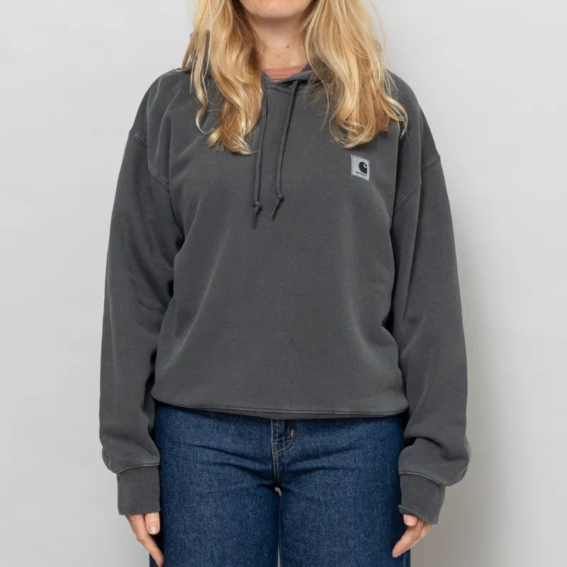 Carhartt WIP Womens Hooded Nelson Sweat Black