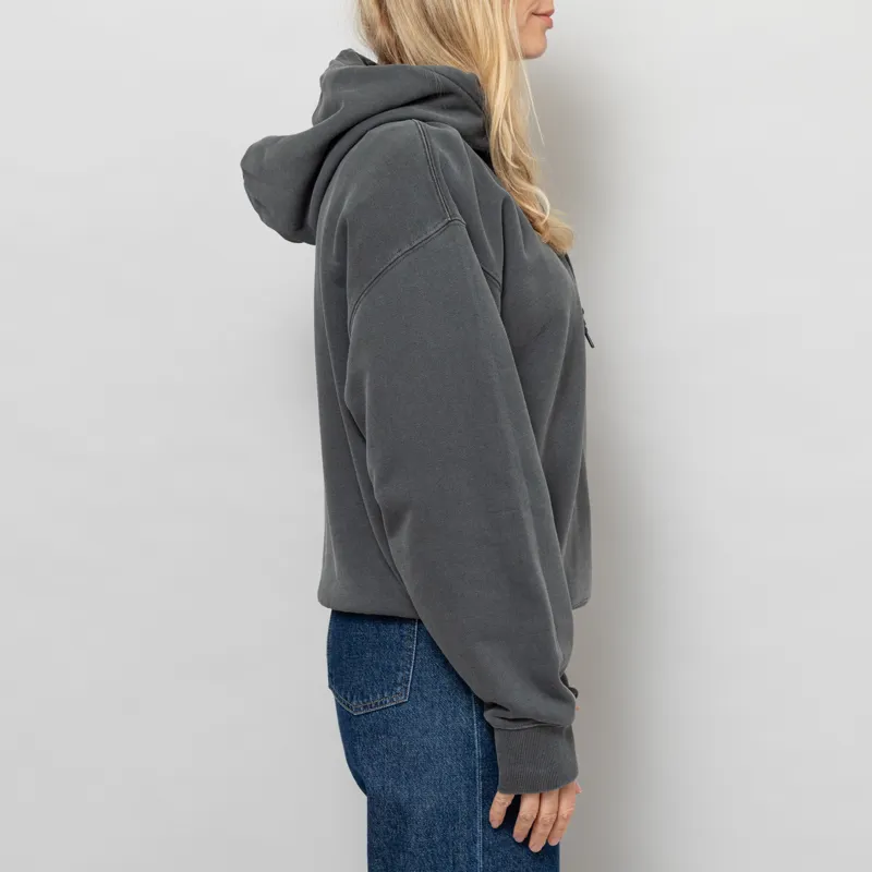 Carhartt WIP Womens Hooded Nelson Sweat Black-4