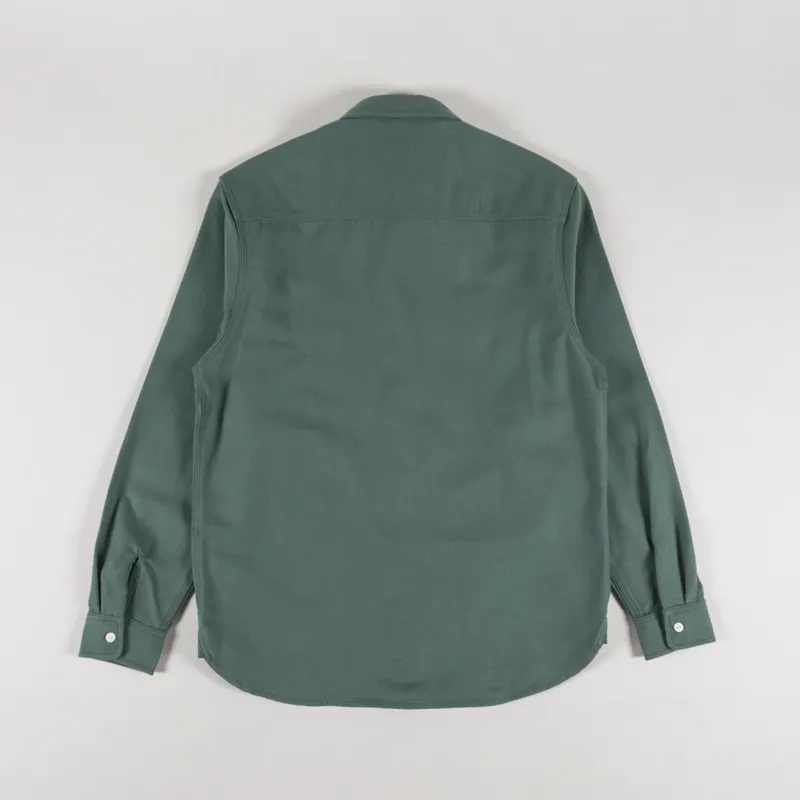 Carhartt WIP Long Sleeve Clink Shirt Duck Green-1