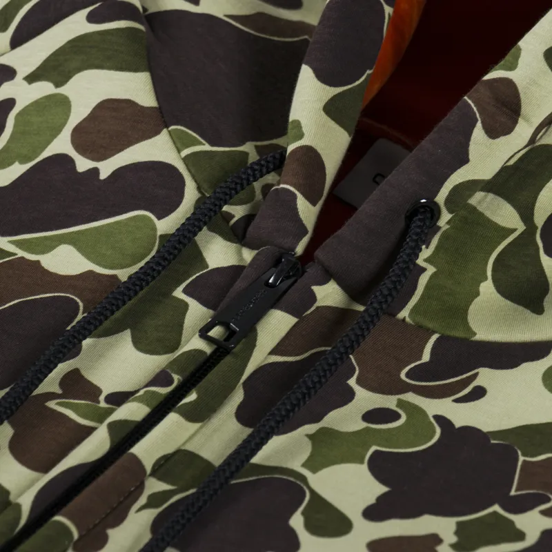 Carhartt WIP Car-Lux Hooded Jacket Camo Duck Green Turmeric-6