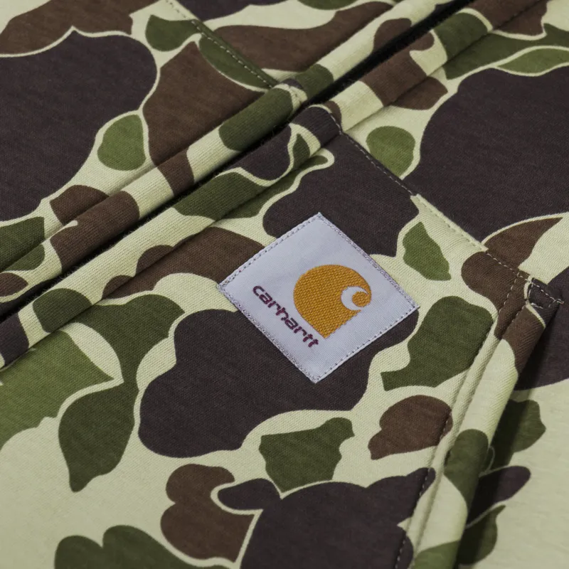 Carhartt WIP Car-Lux Hooded Jacket Camo Duck Green Turmeric-8