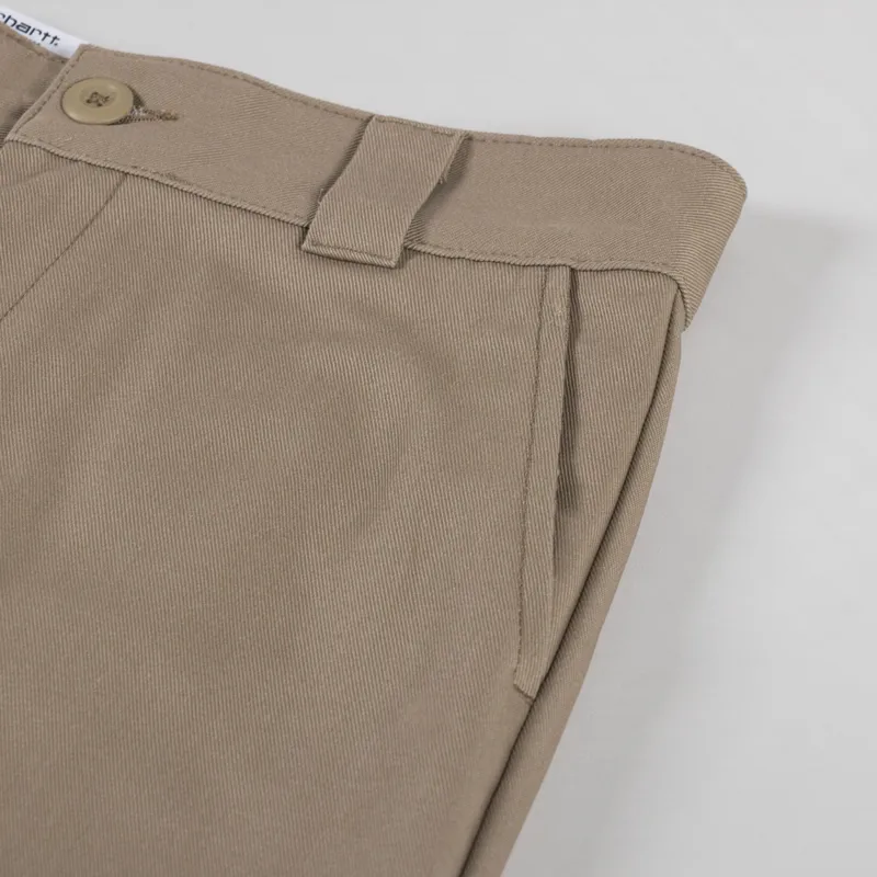 Carhartt WIP Womens Craft Pant Leather Rigid Arlington Twill-9