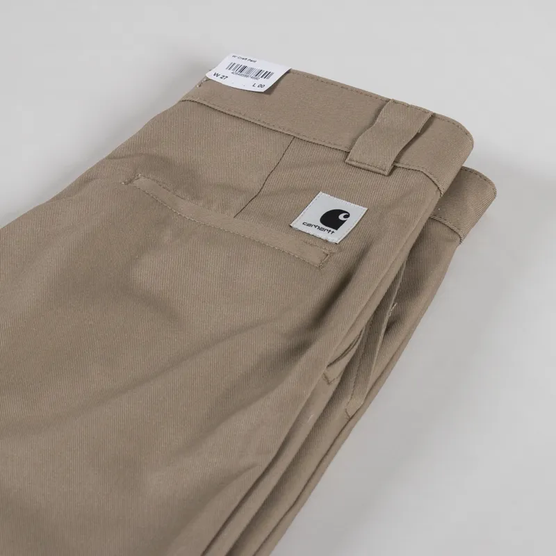 Carhartt WIP Womens Craft Pant Leather Rigid Arlington Twill-5