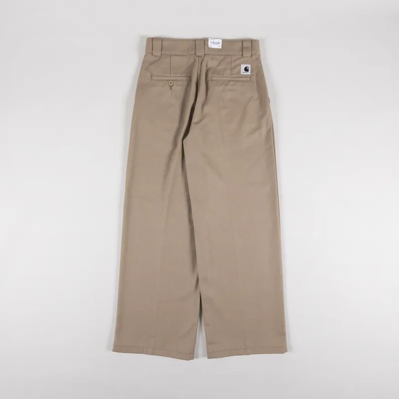 Carhartt WIP Womens Craft Pant Leather Rigid Arlington Twill