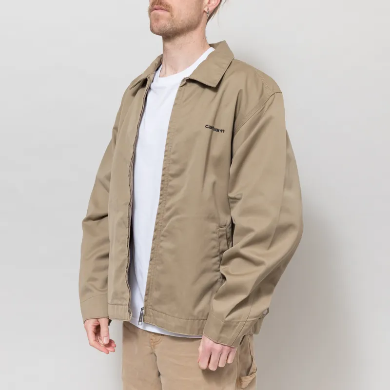 Carhartt WIP Module Script Jacket Leather Black-1