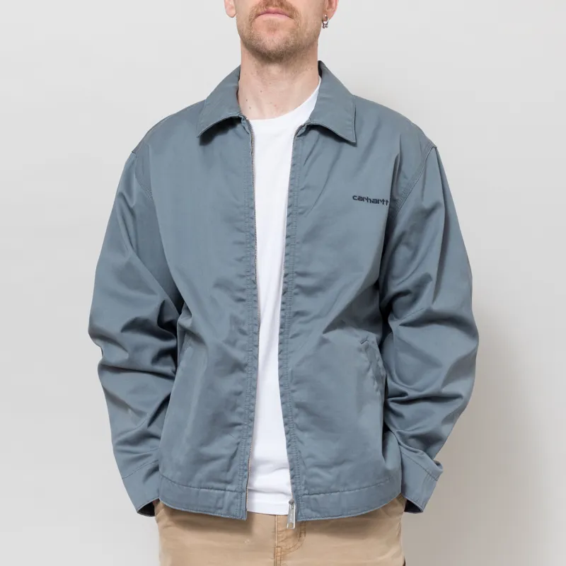 Carhartt WIP Module Script Jacket Cozy Blue Black
