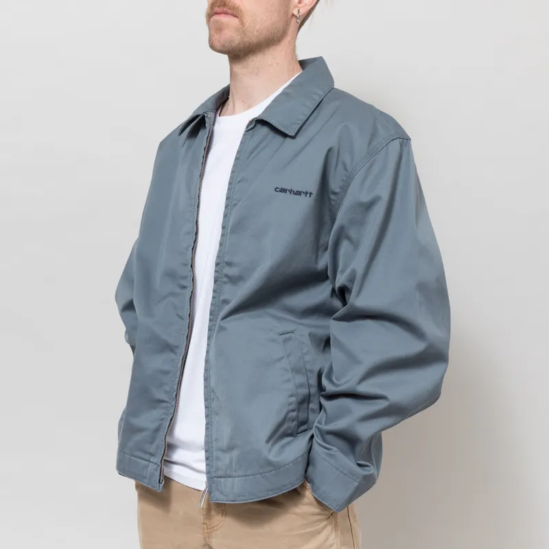 Carhartt WIP Module Script Jacket Cozy Blue Black-1