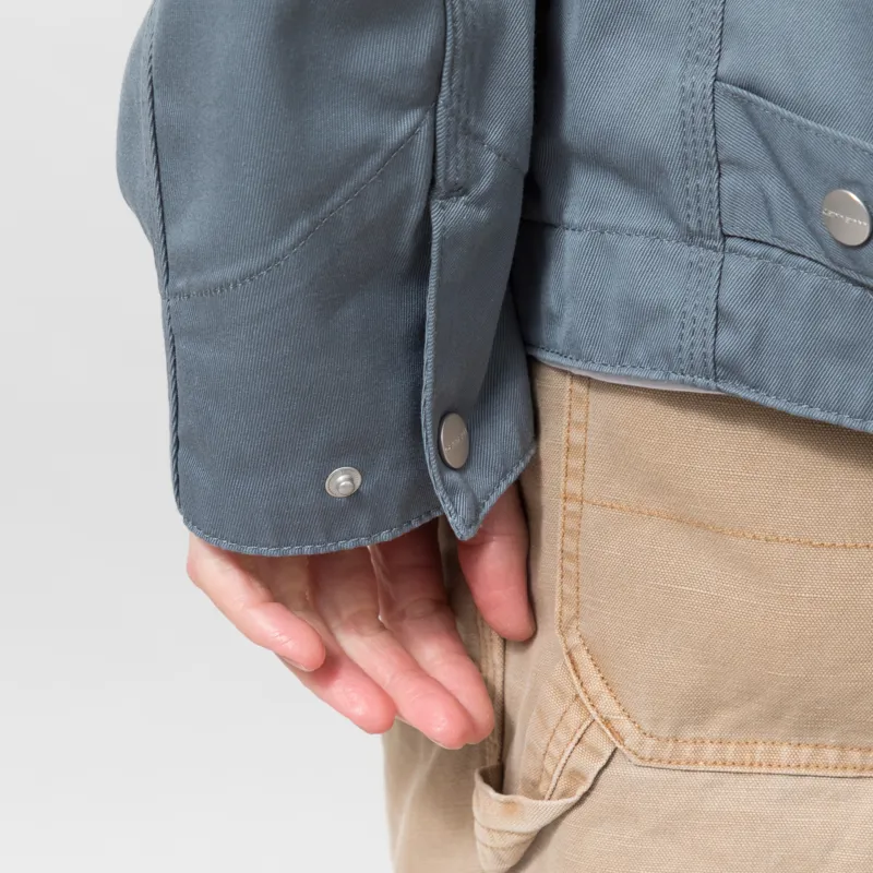 Carhartt WIP Module Script Jacket Cozy Blue Black-10