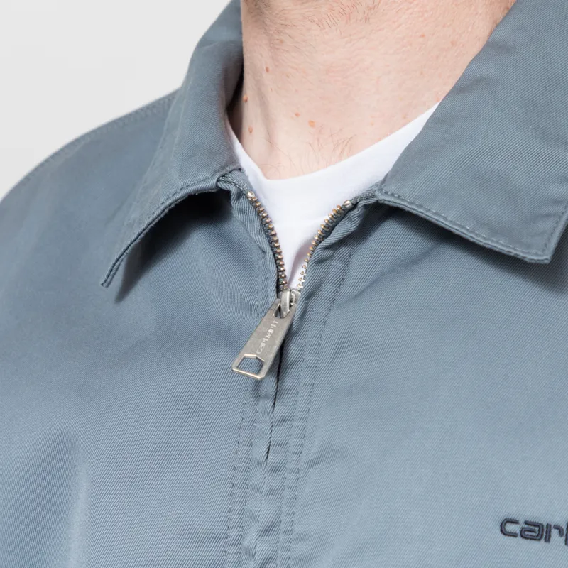 Carhartt WIP Module Script Jacket Cozy Blue Black-7