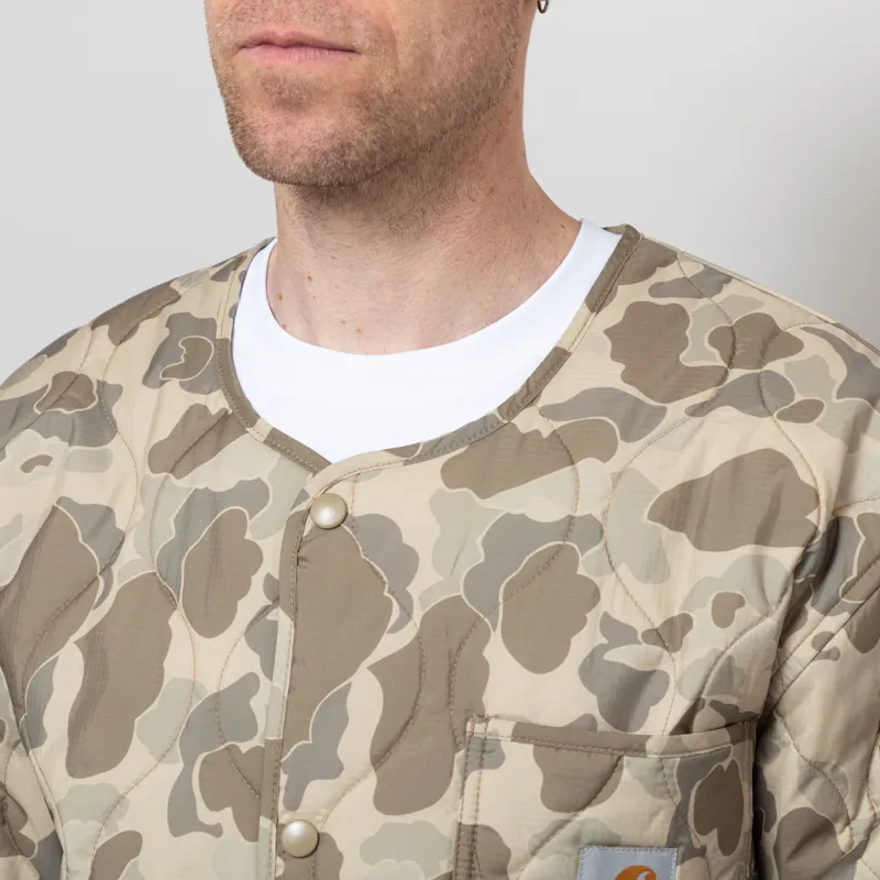 Carhartt WIP Skyton Liner Camo Duck Desert-5