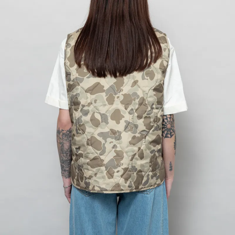 Carhartt WIP Womens Skyler Vest Camo Duck Desert-3