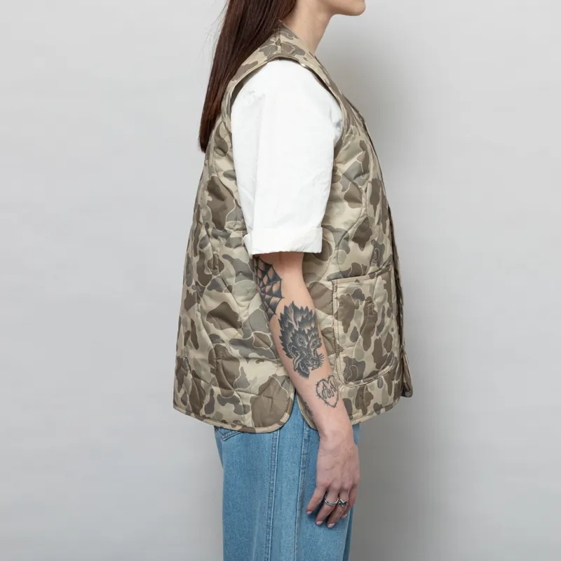 Carhartt WIP Womens Skyler Vest Camo Duck Desert-4