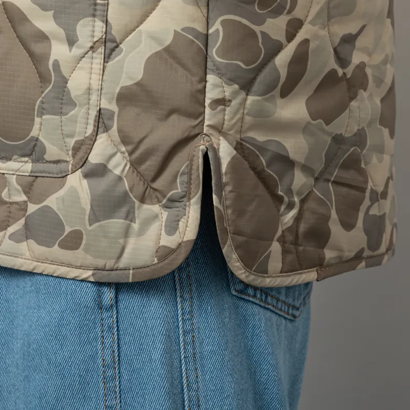 Carhartt WIP Womens Skyler Vest Camo Duck Desert-9