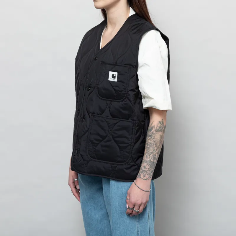 Carhartt WIP Womens Skyler Vest Black-1