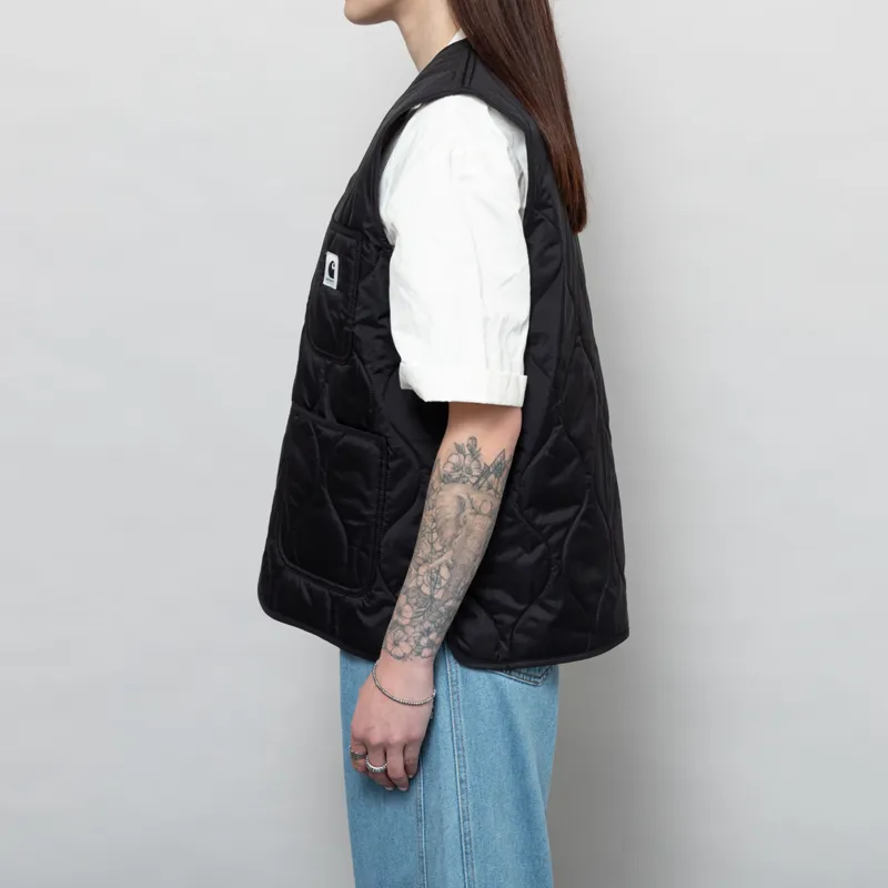 Carhartt WIP Womens Skyler Vest Black-2
