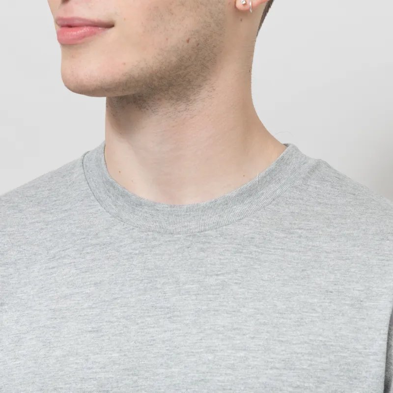 Carhartt WIP Madison T Shirt Grey Heather White-2