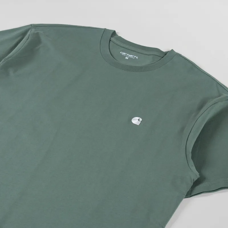 Carhartt WIP Madison T Shirt Park White-1