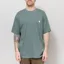 Carhartt WIP Madison T Shirt Velvet Green White