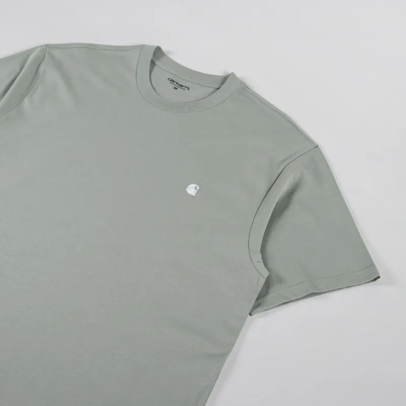 Carhartt WIP Madison T Shirt Shady Green White-1