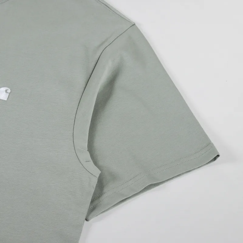 Carhartt WIP Madison T Shirt Shady Green White-3