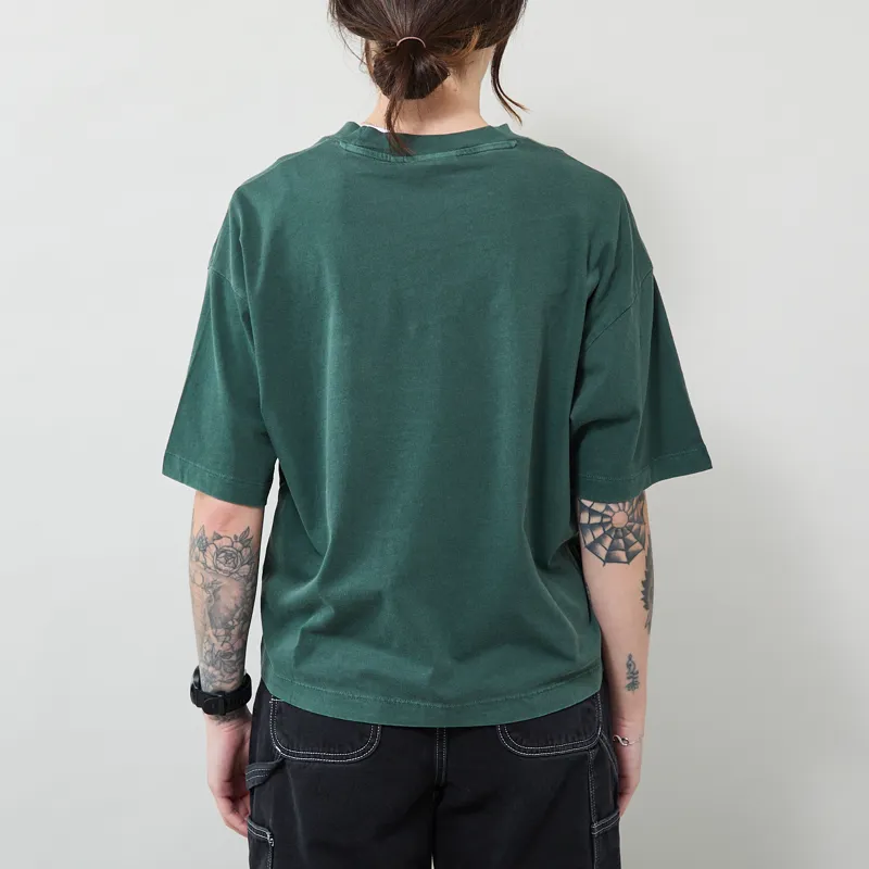 Carhartt WIP Womens Nelson T Shirt Dark Scarab Garment Dyed-2