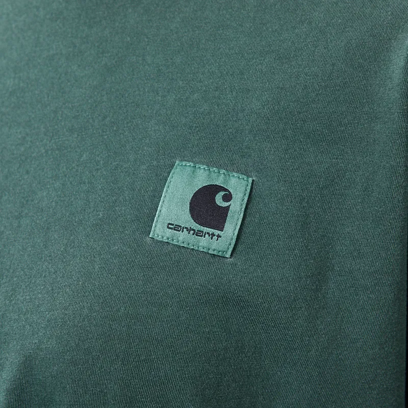 Carhartt WIP Womens Nelson T Shirt Dark Scarab Garment Dyed-4