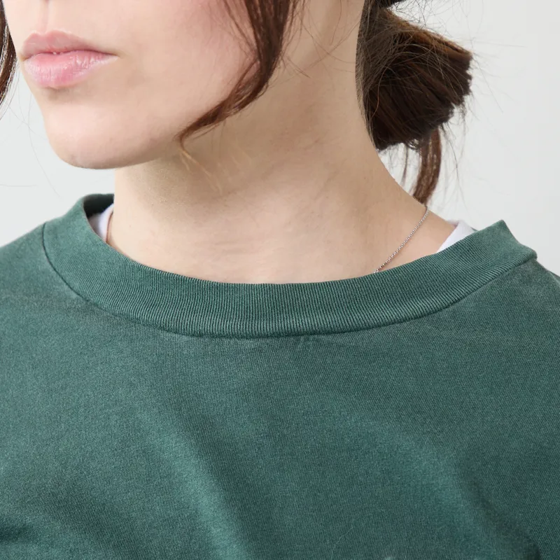 Carhartt WIP Womens Long Sleeve Nelson T Shirt Dark Scarab Garment Dyed-3