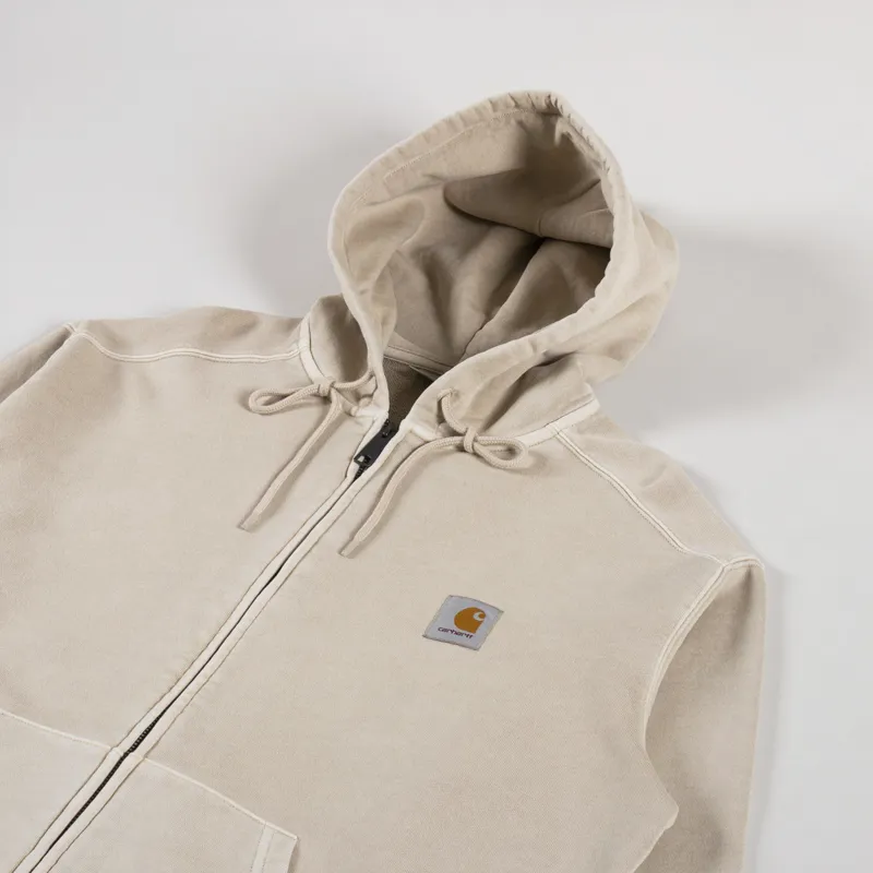 Carhartt WIP Hooded Nelson Jacket Fleur De Sel Garment Dyed-2