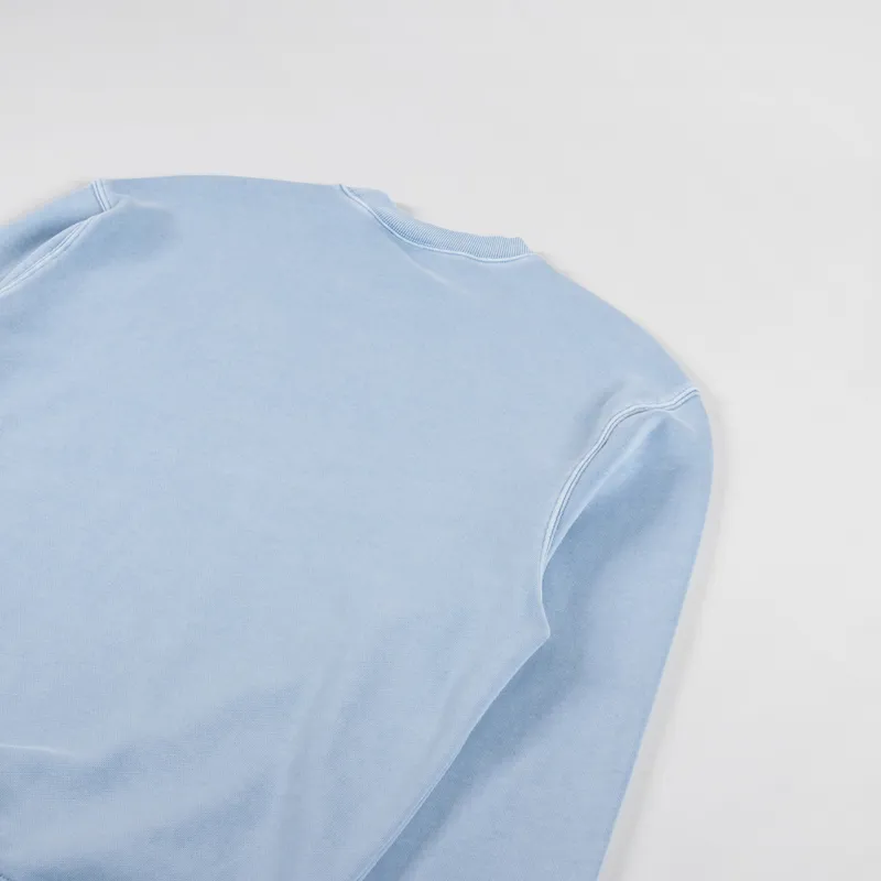 Carhartt WIP Duster Script Sweat Misty Sky-3