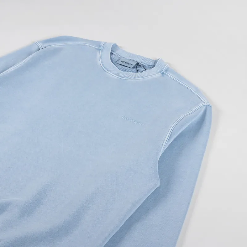 Carhartt WIP Duster Script Sweat Misty Sky-2