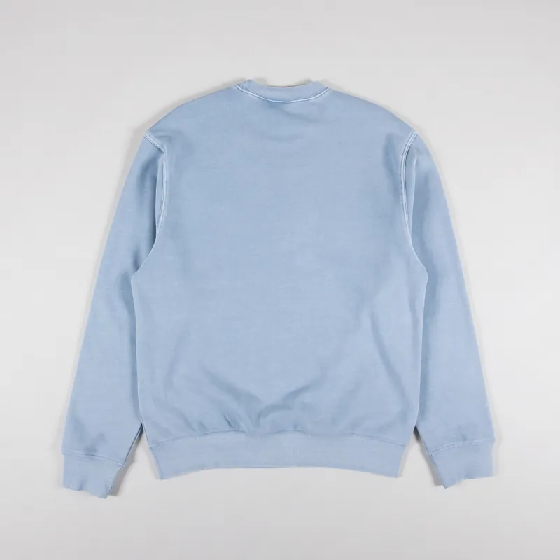 Carhartt WIP Duster Script Sweat Misty Sky-1