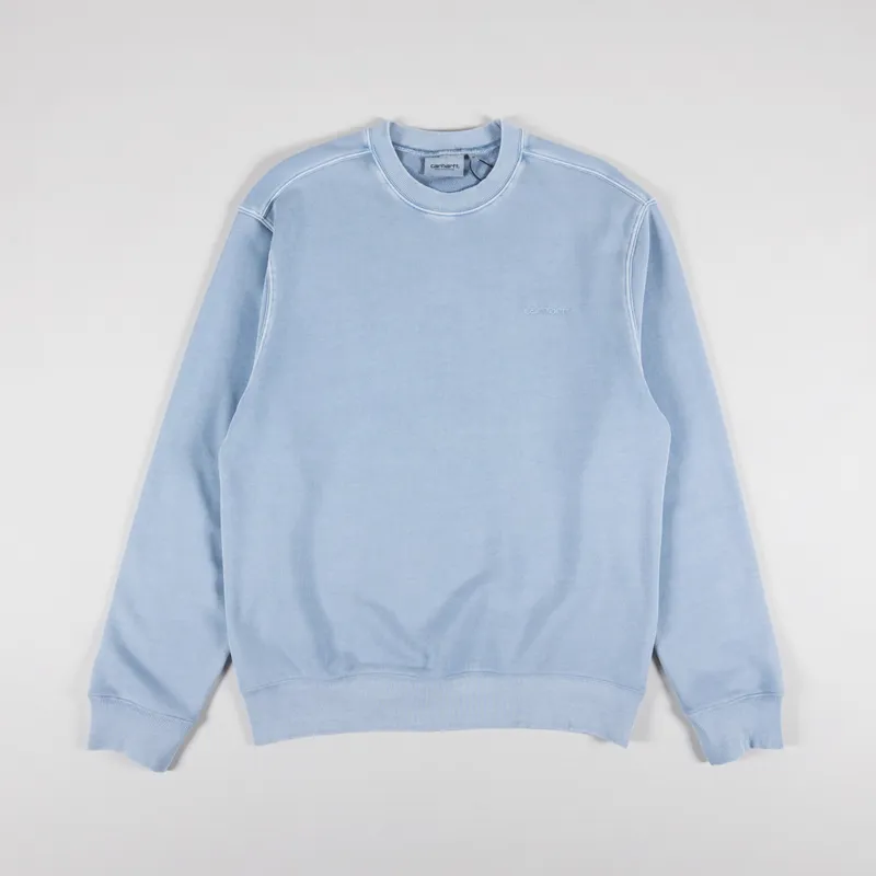 Carhartt WIP Duster Script Sweat Misty Sky