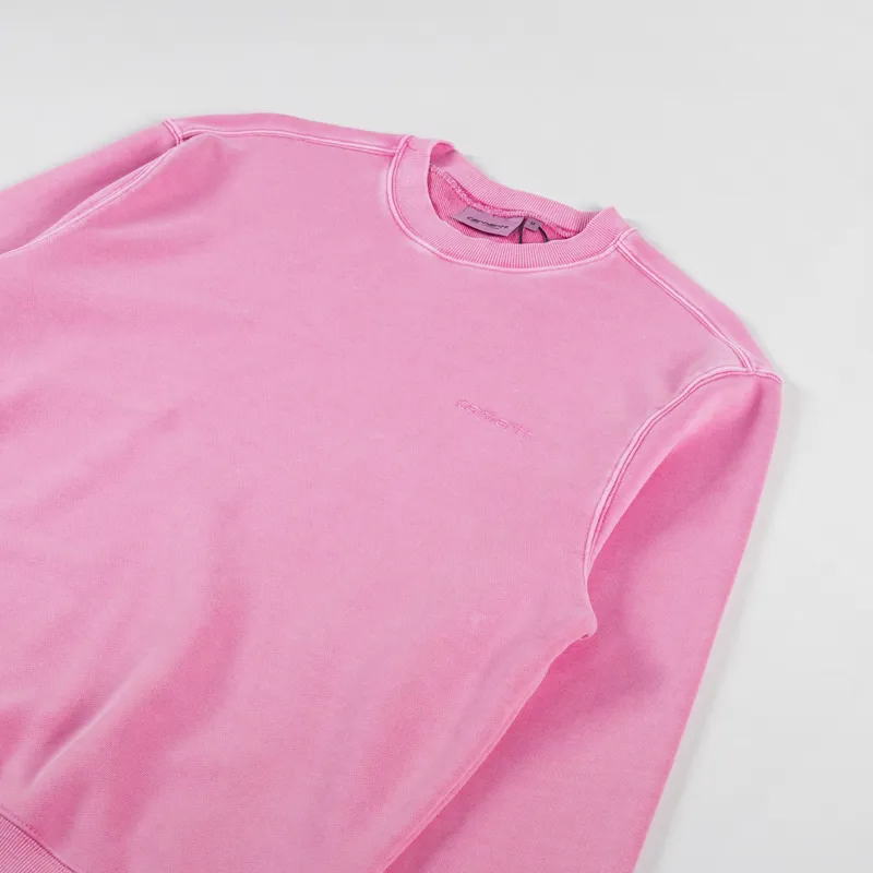 Carhartt WIP Duster Script Sweat Charm Pink-2