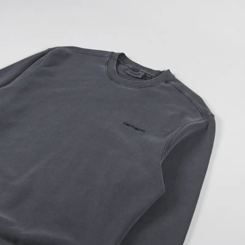 Carhartt WIP Duster Script Sweat Black-2