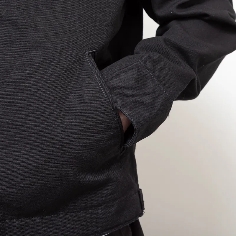 Carhartt WIP Detroit Jacket Black Rinsed-8