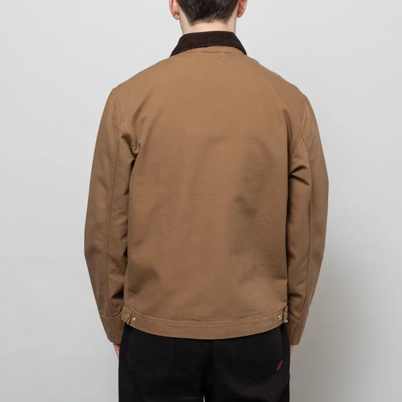 Carhartt WIP Detroit Jacket Hamilton Brown Tobacco Rinsed-3
