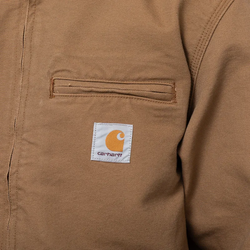 Carhartt WIP Detroit Jacket Hamilton Brown Tobacco Rinsed-6