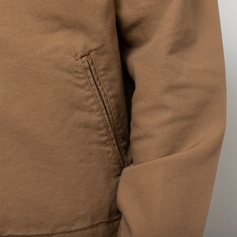 Carhartt WIP Detroit Jacket Hamilton Brown Tobacco Rinsed-7