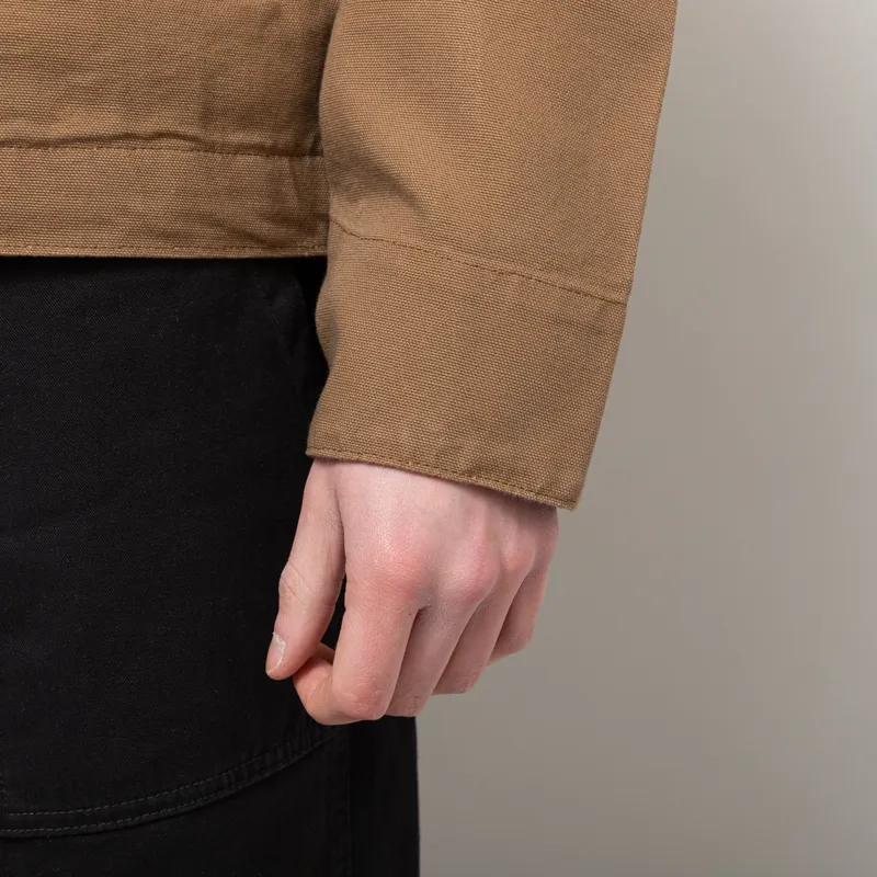 Carhartt WIP Detroit Jacket Hamilton Brown Tobacco Rinsed-9