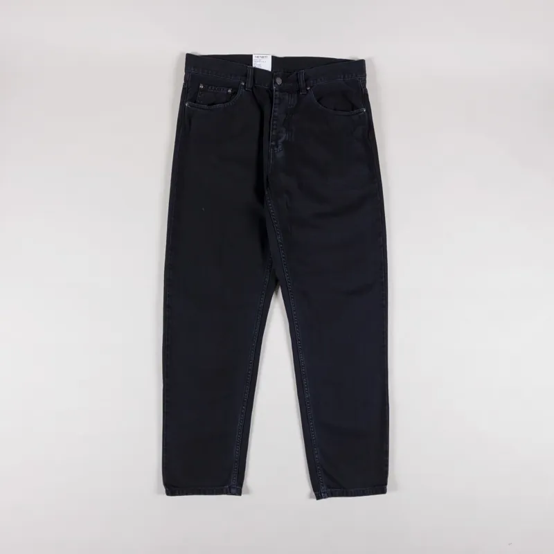 Carhartt WIP Newel Pant Black Stone Dyed Clark Twill-1