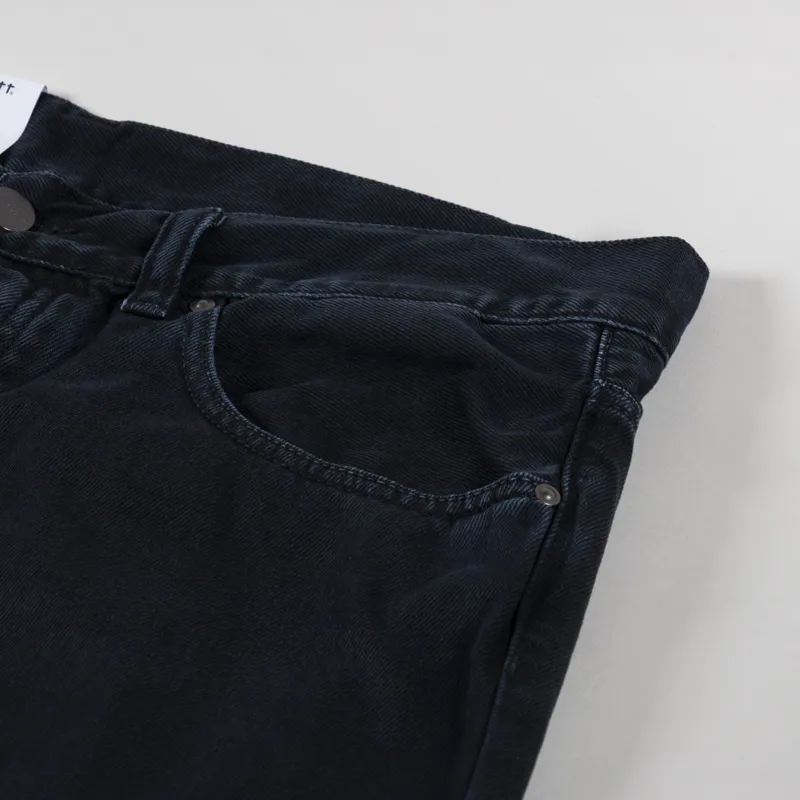 Carhartt WIP Newel Pant Black Stone Dyed Clark Twill-8