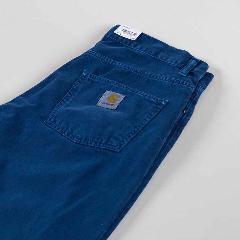 Carhartt WIP Newel Pant Ink Stone Dyed Clark Twill-3