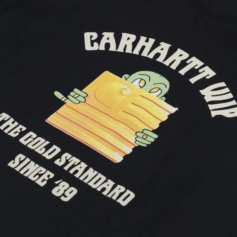 Carhartt WIP Gold Standard T Shirt Black-2