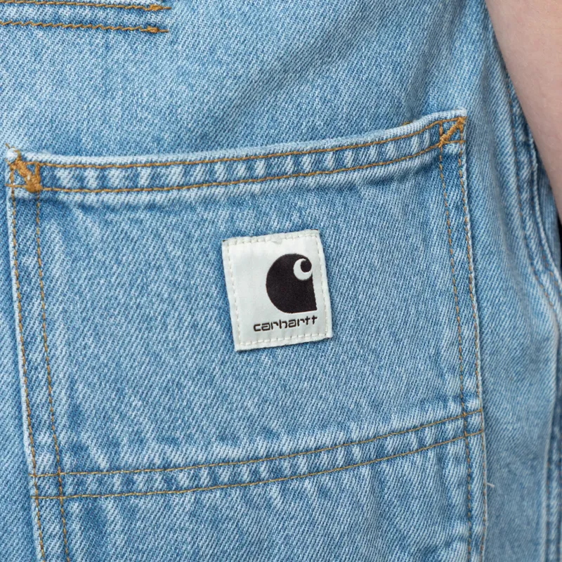 Carhartt WIP Womens Colby Skirt Blue Stone Bleached-10