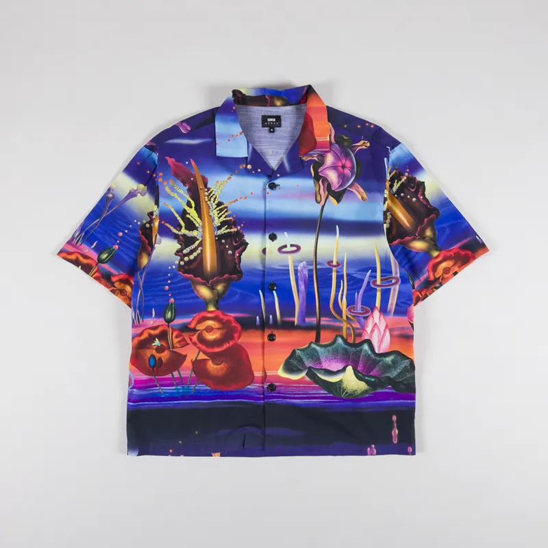 Edwin Temple Of Flora Shirt Multicoloured