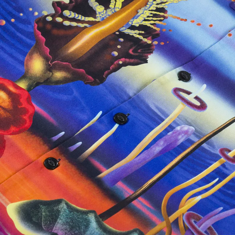 Edwin Temple Of Flora Shirt Multicoloured-4