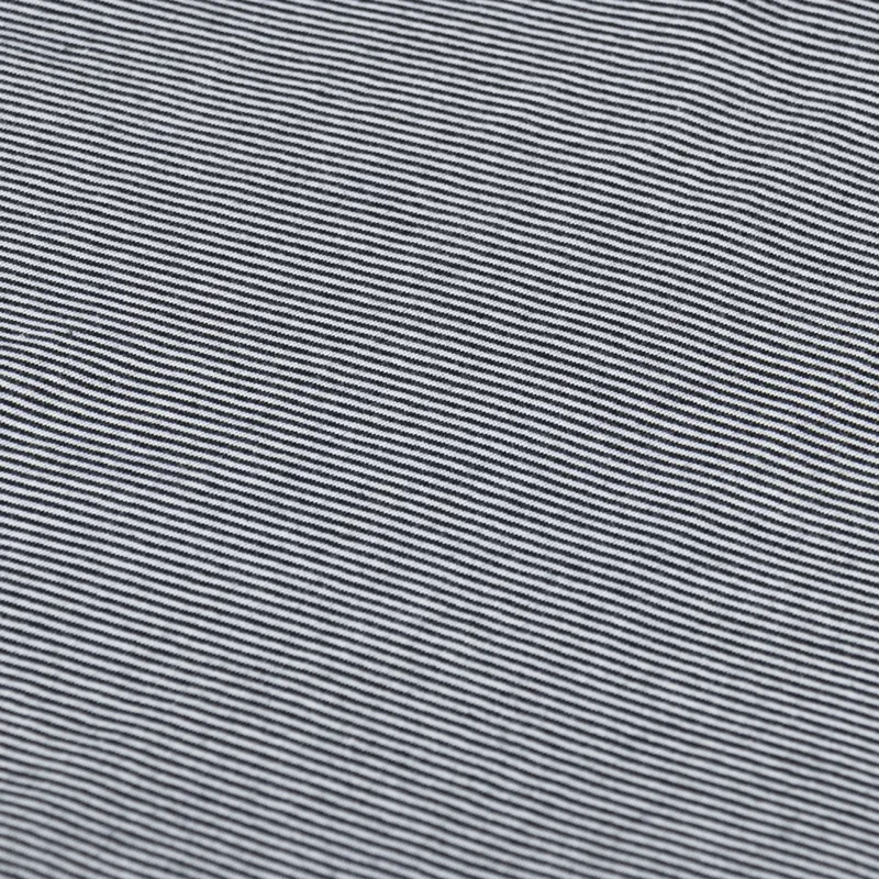 Edwin Adam Stripe T Shirt Black White-3