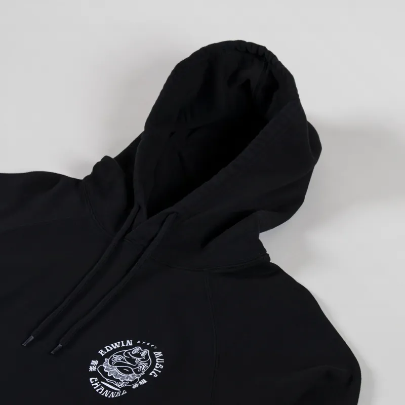 Edwin Music Channel Hoodie Sweat Black-3